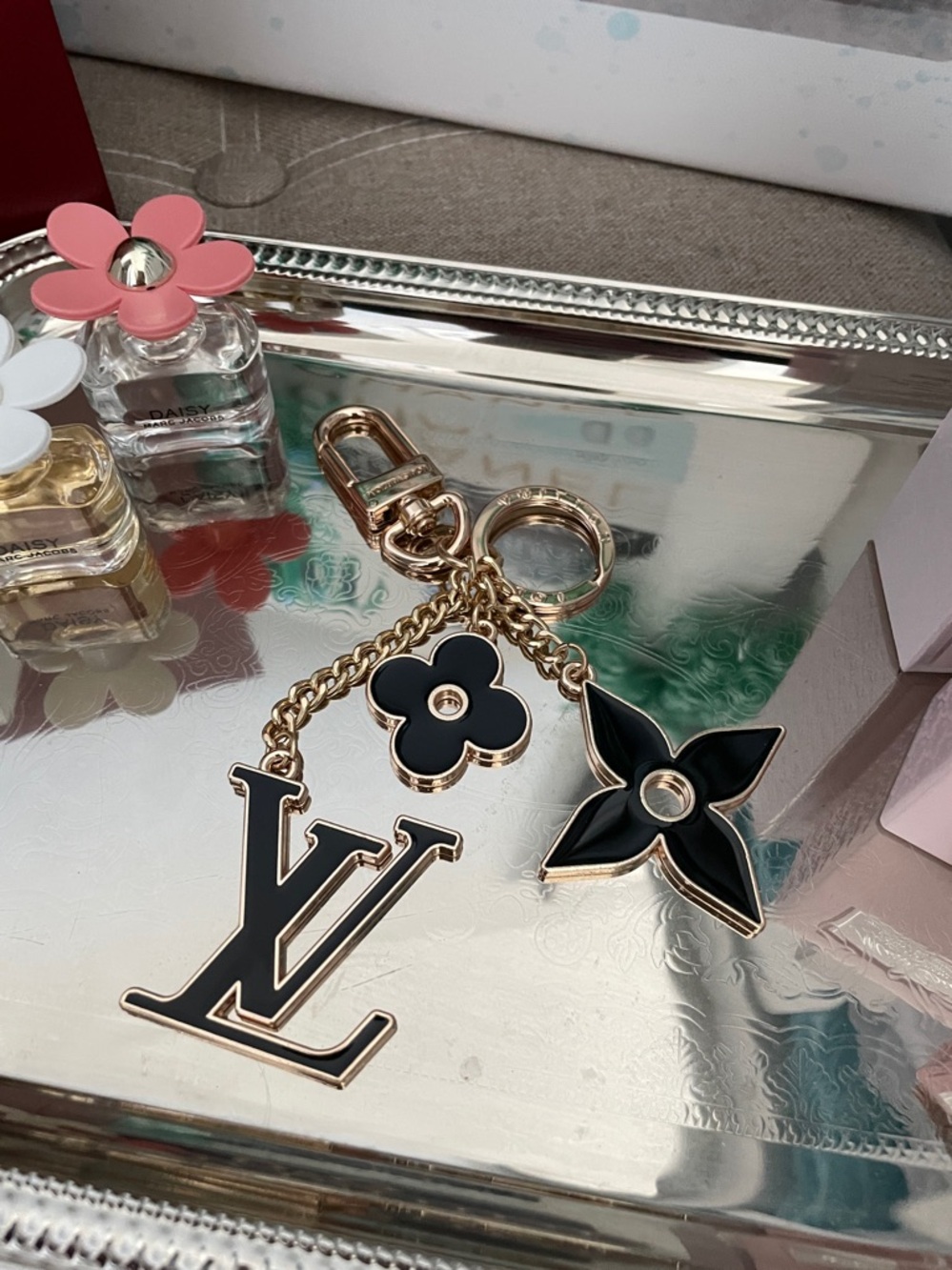 ✨🖤Gold and Black Luxury Key Holder / Bag Charm🖤✨🤩NEW
